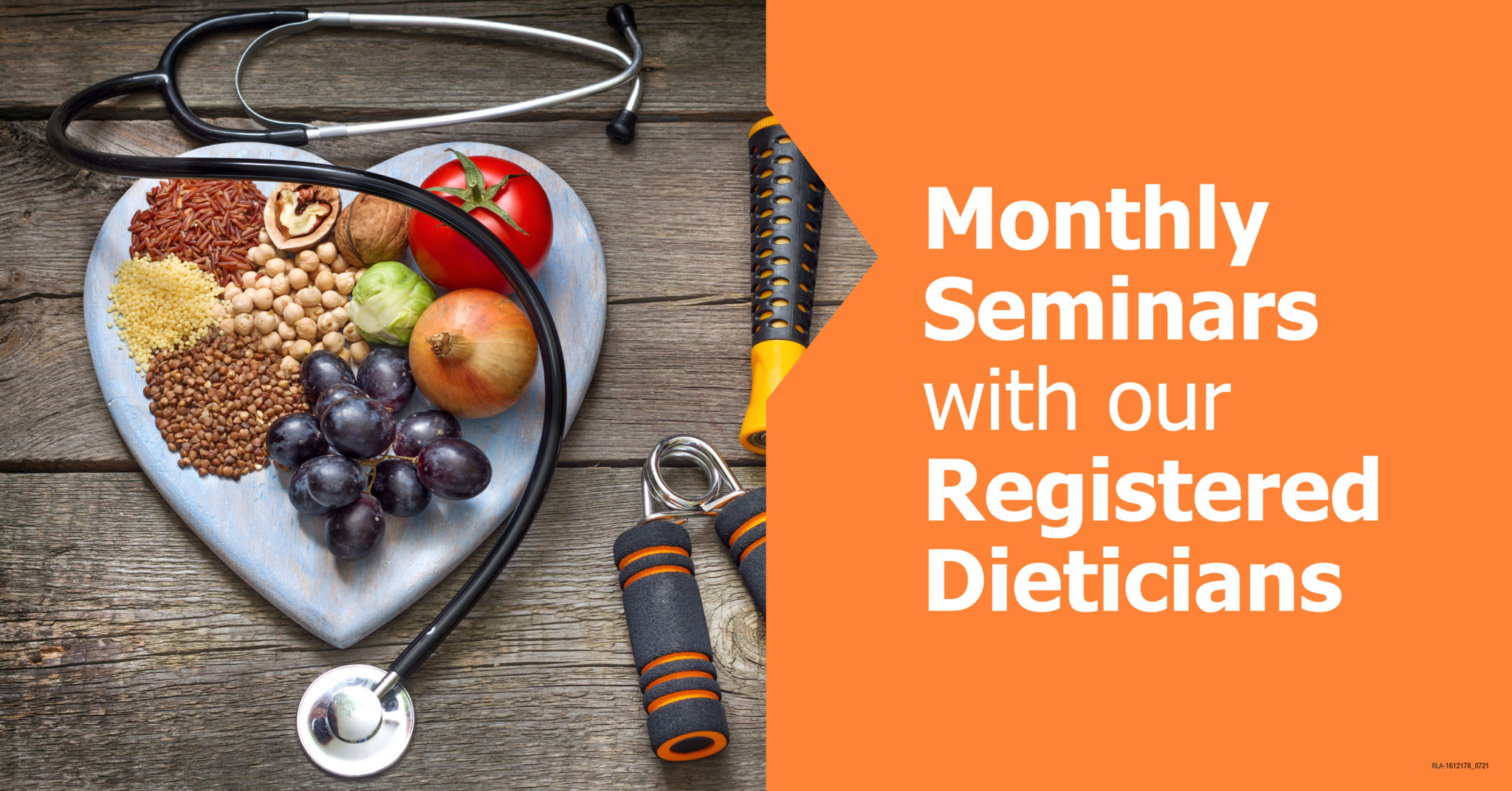 Monthly Seminars with our Registered Dieticians